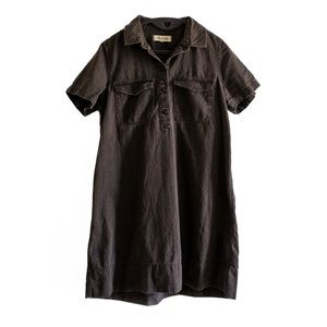 Madewell Black Denim Dress